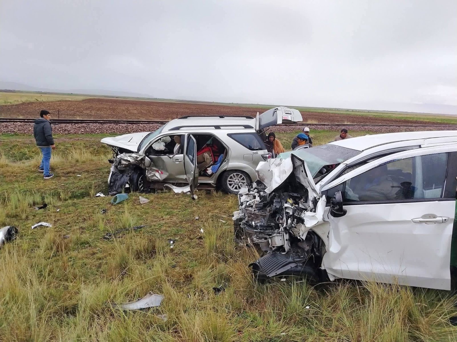 Accidente en Chuquibambilla deja una mujer fallecida y siete heridos de gravedad