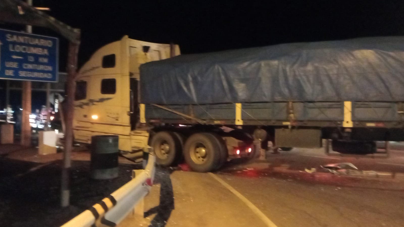 ACCIDENTE EN EL PUENTE LOCUMBA DEJA UN FALLECIDO DE LA ZONA